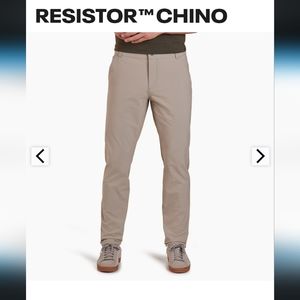 Kuhl Resistor Chino Khaki color Tapered fit 33-30